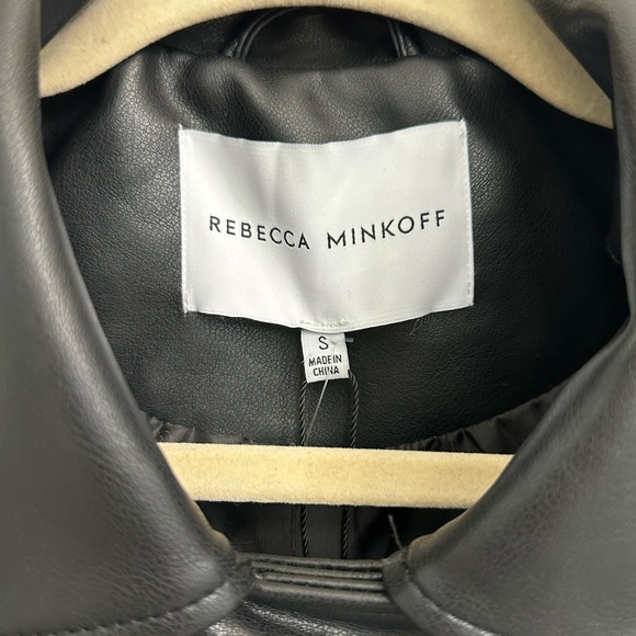 Rebecca Minkoff Faux leather Moto Jacket - Picture 3 of 9